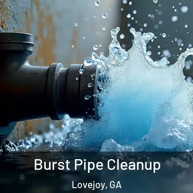  Burst Pipe Cleanup Lovejoy, GA