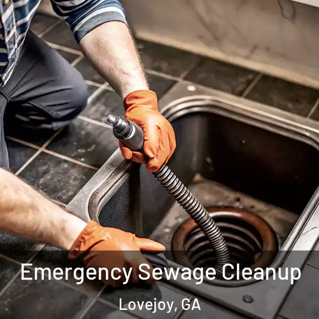  Emergency Sewage Cleanup Lovejoy, GA