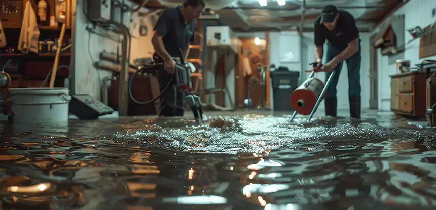 Basement Water Damage Cleanup Lovejoy