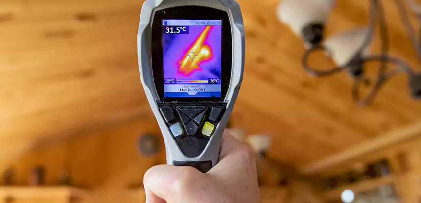 Infrared Camera Roof Leak Detection in Lovejoy