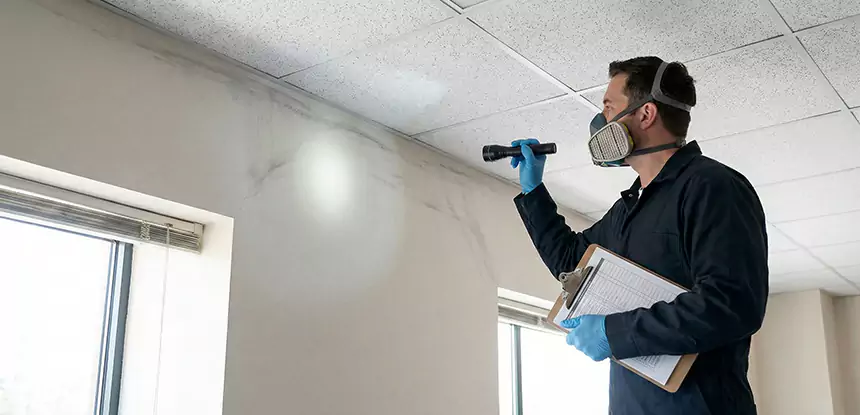Ceiling Water Damage Inspection in Lovejoy