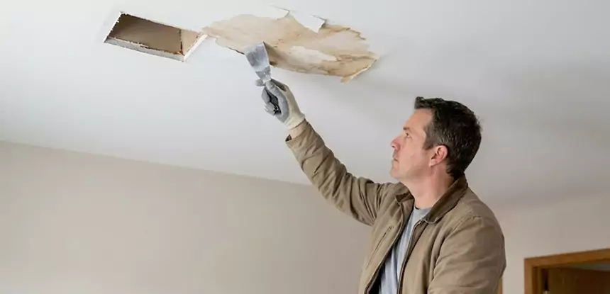 Dry Ceiling After Water Leak in Lovejoy