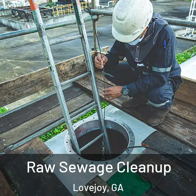  Raw Sewage Cleanup Lovejoy, GA