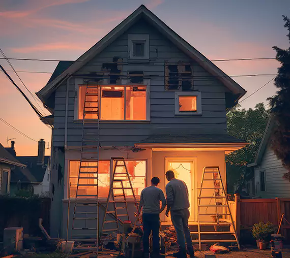 >Fire Damage Restoration in Lovejoy