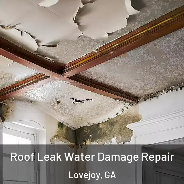  Roof Leak Water Damage Repair Lovejoy, GA