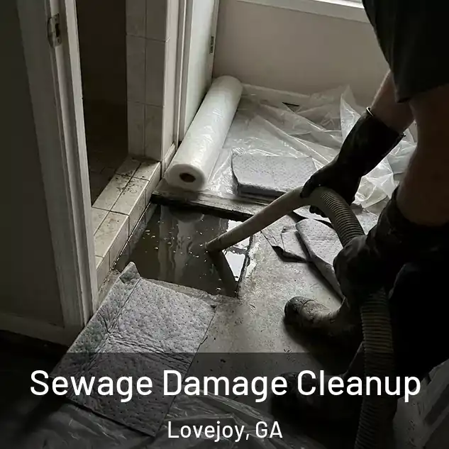  Sewage Damage Cleanup Lovejoy, GA